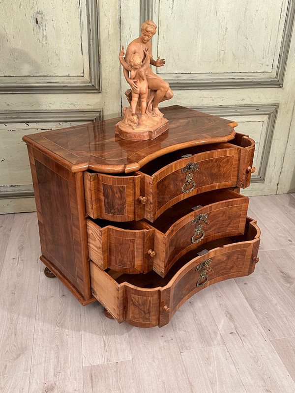 Commode Dite Baroque d'Epoque XVIIIème Vers 1770