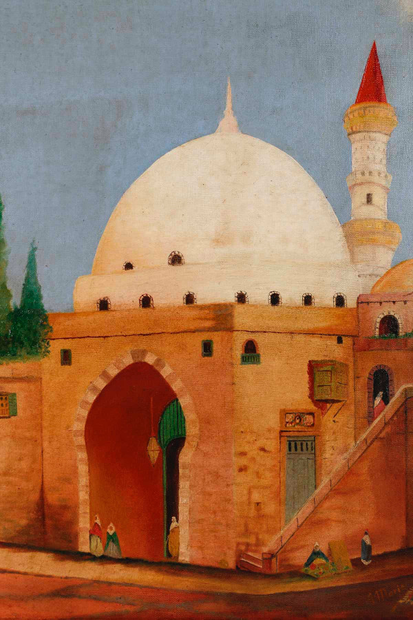 Oil On Canvas Orientalist Framed 20th Century