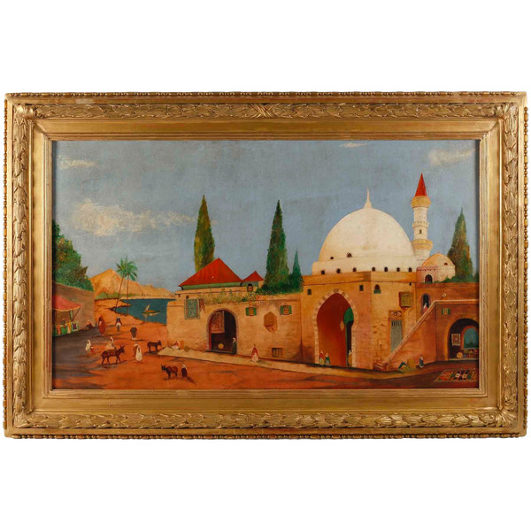 Oil On Canvas Orientalist Framed 20th Century