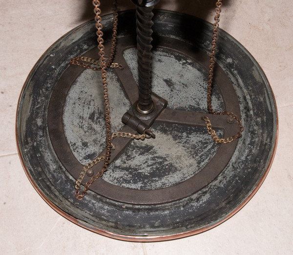 Pedestal Table In Cast Iron And Copper Napoleon III Period