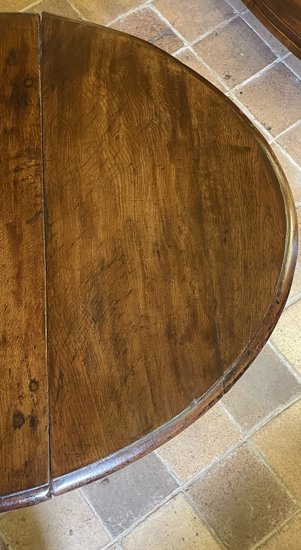 Table Gateleg En Chêne Du 17° Siècle