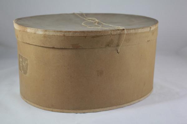 Woven straw boater by Aristide Boucicaut (Au Bon Marché)