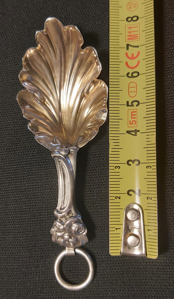 Rare miniature solid silver wine taster
