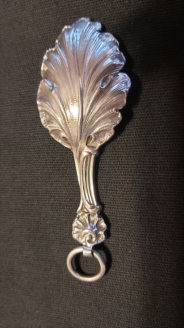 Rare miniature solid silver wine taster