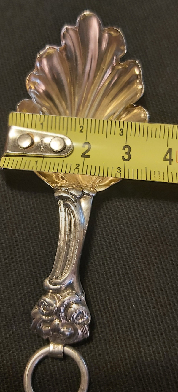 Rare miniature solid silver wine taster
