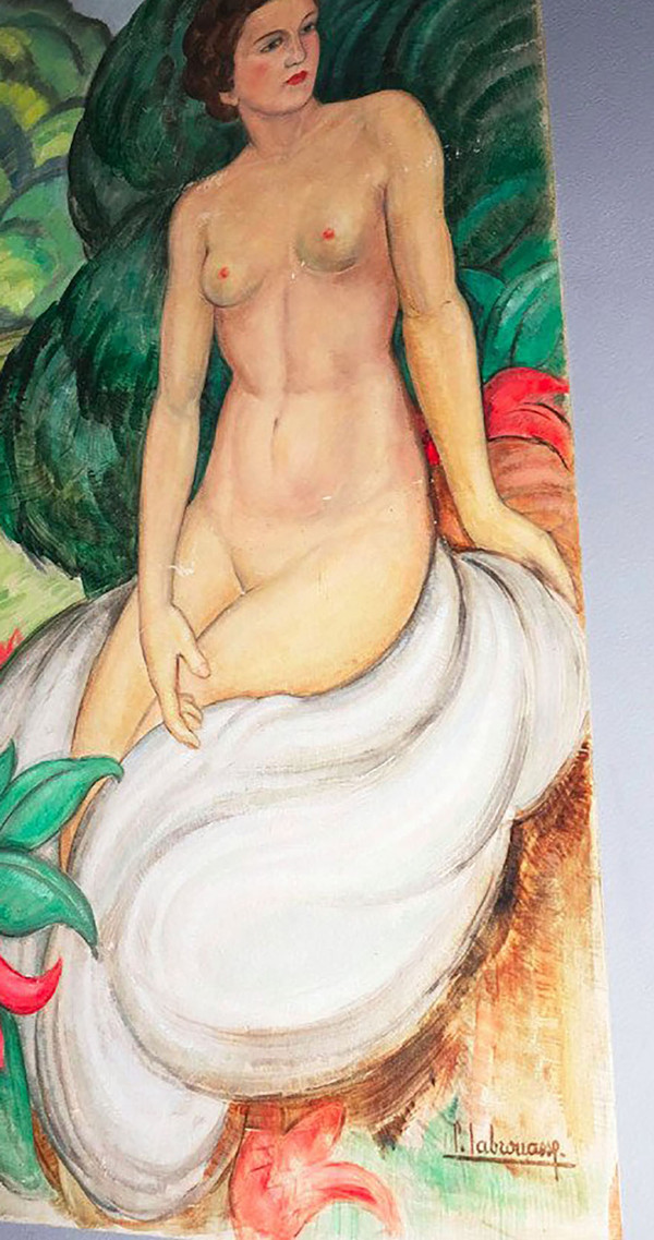 P. P. LABROUASSE, Öl auf Holz