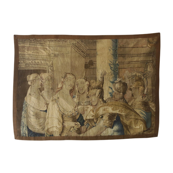 Piece of tapestry depicting Greek mythology, Aubusson, mid-17th century