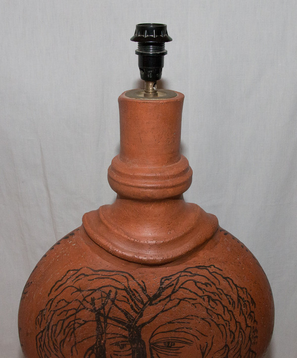 Lamp Signed Jean Marais 1913-1998