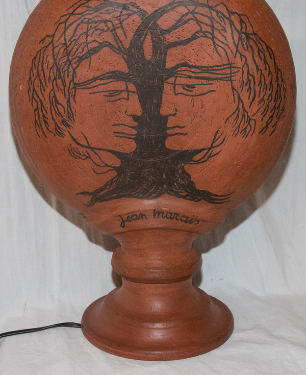 Lamp Signed Jean Marais 1913-1998