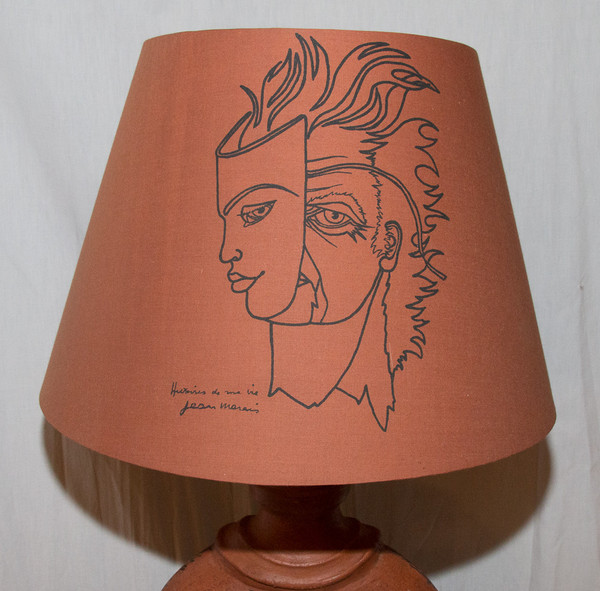 Lamp Signed Jean Marais 1913-1998