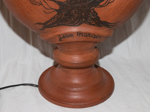 Lamp Signed Jean Marais 1913-1998