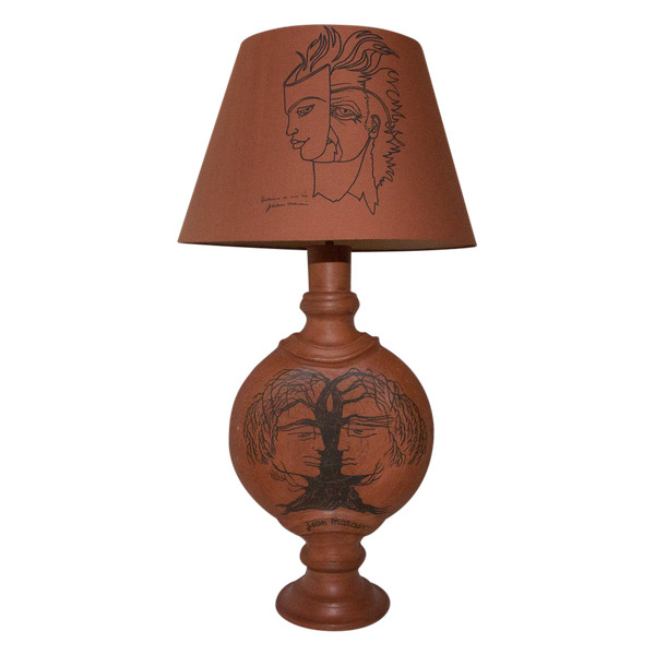 Lampe Unterzeichnet Jean Marais 1913-1998