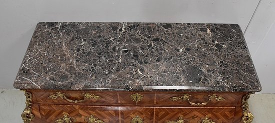  Importante Commode Tombeau en Bois de Rose, style Louis XIV - Milieu XXe 