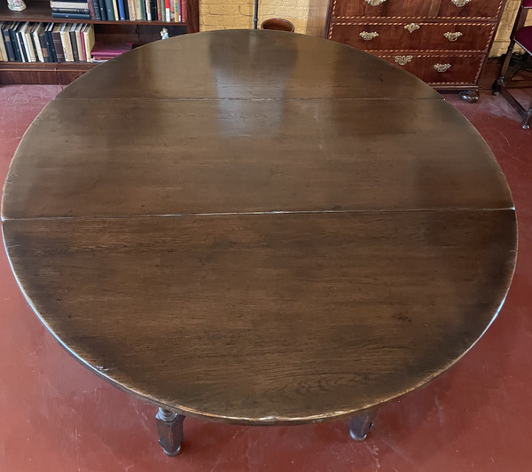 Grande Table Gateleg En Chêne