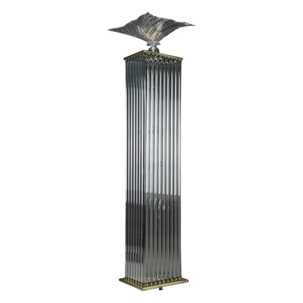 ART DECO-STYLE FLOOR LAMP MADE IN THE 70S FROM MURANO GLASS