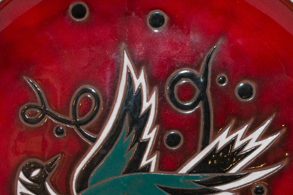 Grand plat Signé Jean Picart Le  Doux  Circa 1960