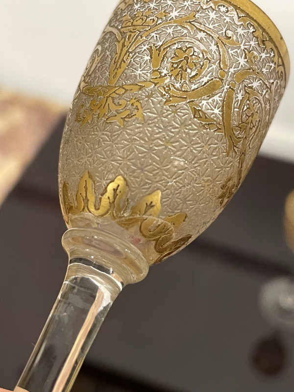 Saint Louis - Cristal Liqueur Service Late 19th Century