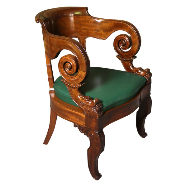 Fauteuil de bureau XIXème