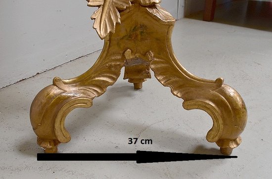  Sella in legno dorato in stile veneziano - Fine XIX secolo