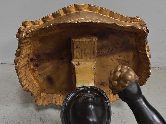  Sella in legno dorato in stile veneziano - Fine XIX secolo