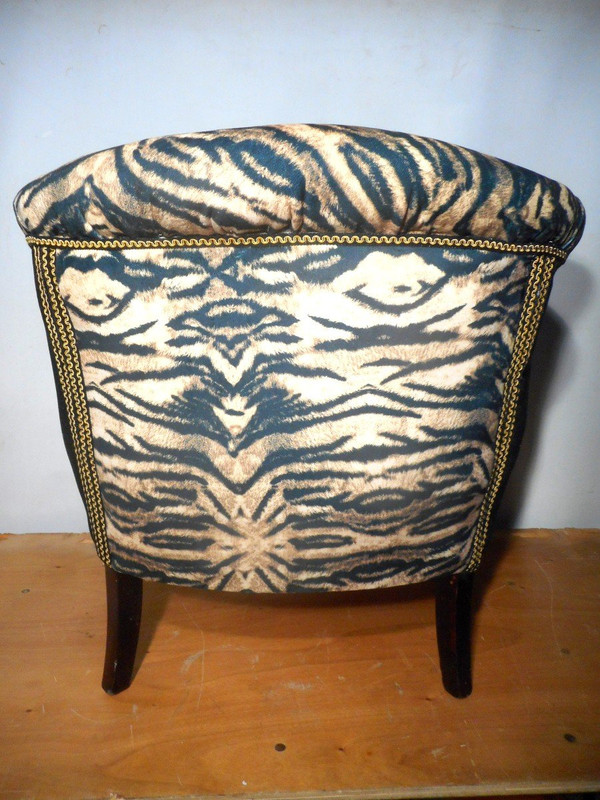 Paire De Large Fauteuil époque Art Deco