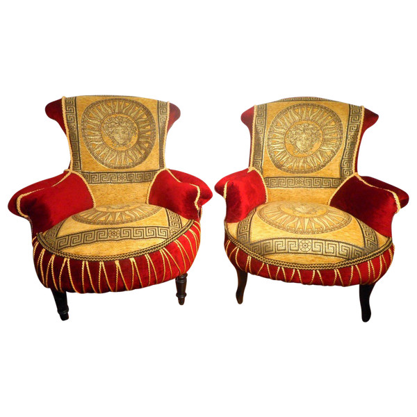 Pair Of Armchairs Napoleon III period