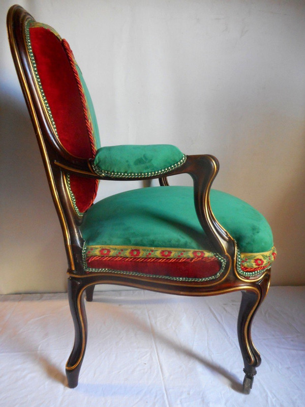 Ensemble De Salon 11 Pièces époque XIXe En Palissandre Et Bronze Doré