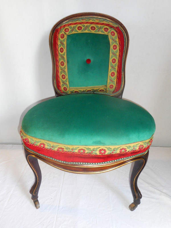 Ensemble De Salon 11 Pièces époque XIXe En Palissandre Et Bronze Doré