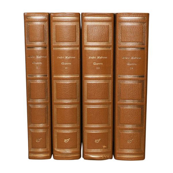 Oeuvres d'André MALRAUX, , 4 volumes Ed. Gallimard NRF 1970 