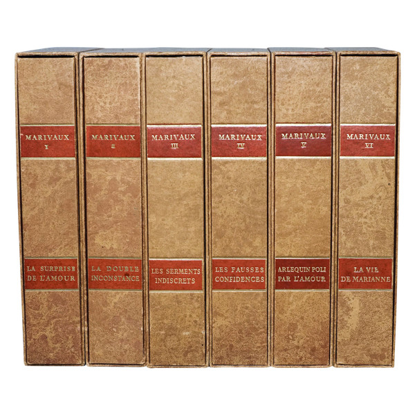 MARIVAUX, 6 volumes, illustrations by Paul Emile BECAT