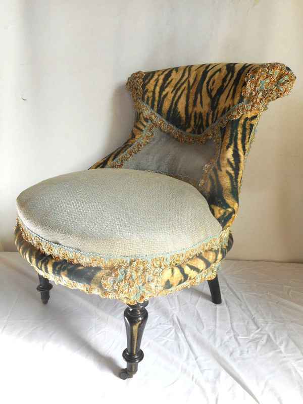 Paire De Chauffeuses époque Napoléon III