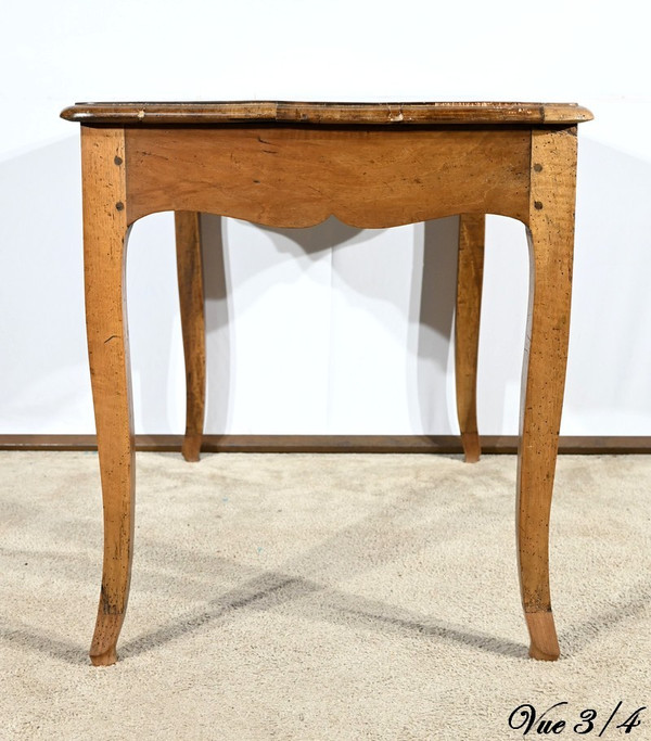 Table Bureau en Noyer et Merisier, style Louis XV – Début XIXe