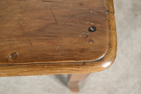 Table Bureau en Noyer et Merisier, style Louis XV – Début XIXe