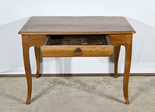 Table Bureau en Noyer et Merisier, style Louis XV – Début XIXe