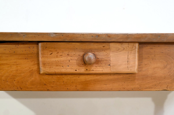 Table de Ferme de Propriété en Merisier, style Louis XIV – Début XIXe