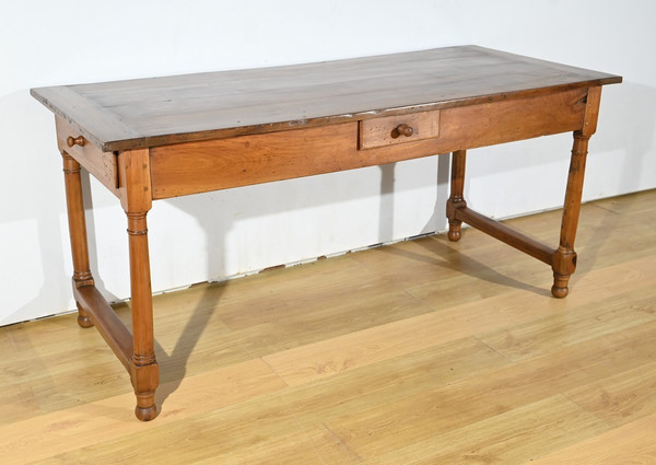 Table de Ferme de Propriété en Merisier, style Louis XIV – Début XIXe