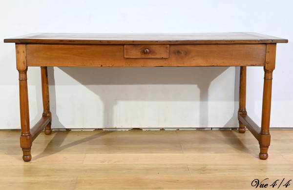Table de Ferme de Propriété en Merisier, style Louis XIV – Début XIXe