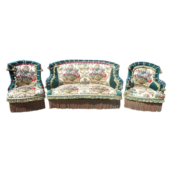 Ensemble de salon époque Napoléon III