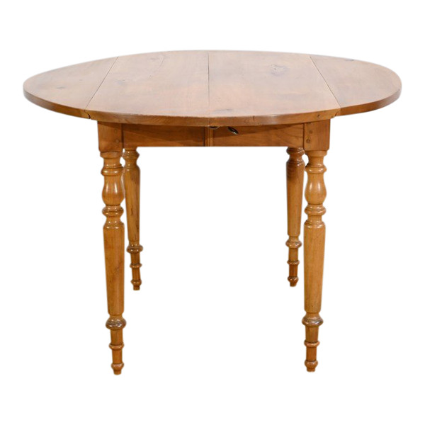 Modular table in cherry wood, Louis Philippe style - 2nd half 19th century