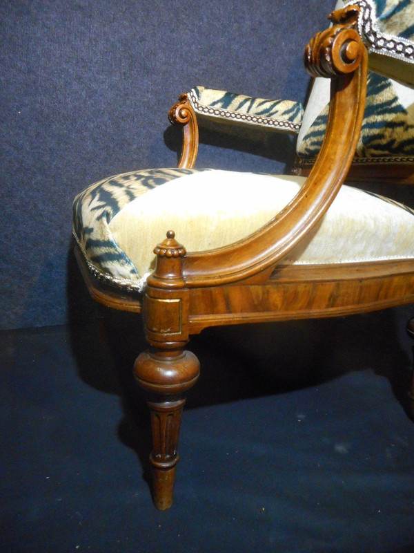 Ensemble De Salon En Noyer époque Napoléon III
