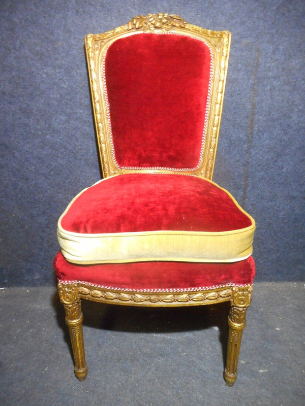 Ensemble De Salon En Bois Doré époque XIXe