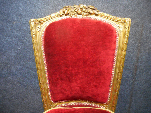 Ensemble De Salon En Bois Doré époque XIXe