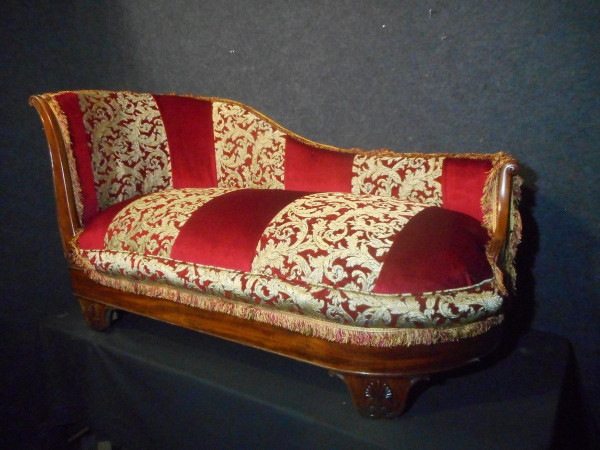 Empire Period Mahogany Meridienne