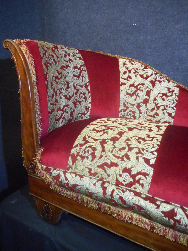Empire Period Mahogany Meridienne