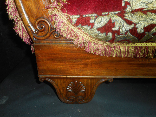 Empire Period Mahogany Meridienne
