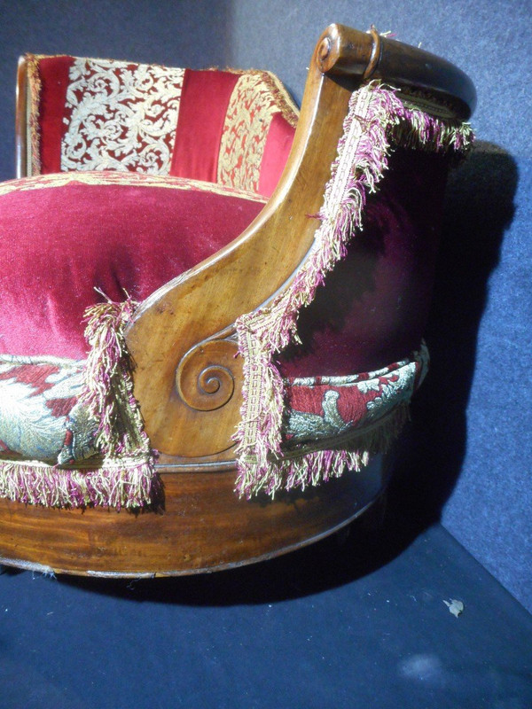 Empire Period Mahogany Meridienne