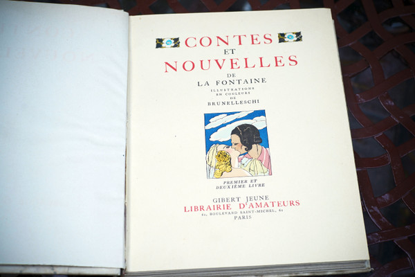 Curiosa - Jean de LA FONTAINE, CONTES ET NOUVELLES , 2 books. 1940