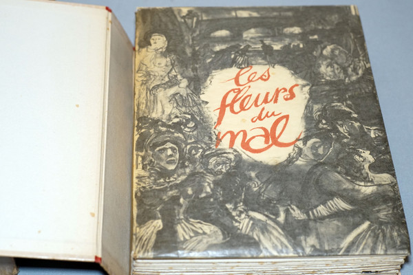 Curiosa - Ch. BAUDELAIRE, LES FLEURS DU MAL , illustré par Édy LEGRAND. 1950