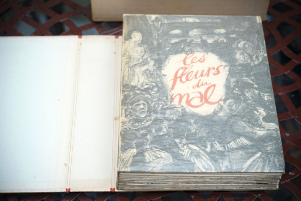 Curiosa - Ch. BAUDELAIRE, LES FLEURS DU MAL , illustré par Édy LEGRAND. 1950