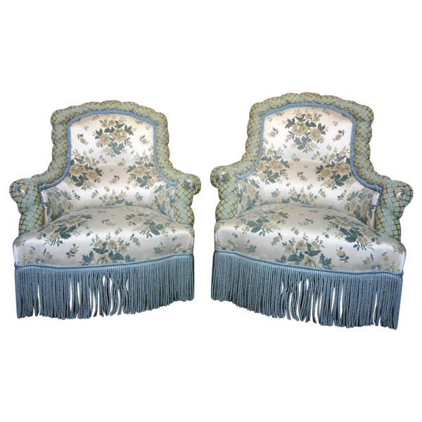 Pair Of Armchairs Napoleon III period